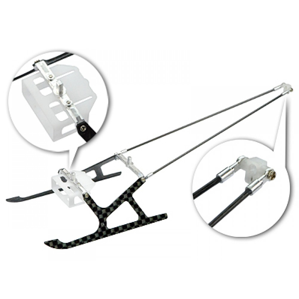 Aluminum/Carbon Fiber Landing Gear w/ Support - BLADE MCPX/S Aluminum/Carbon Fiber Landing Gear w/ Support - BLADE MCPX/S