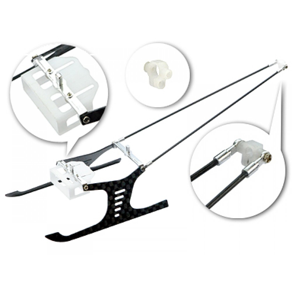 Aluminum/Carbon Fiber Landing Gear w/ Support - BLADE MCPX/S Aluminum/Carbon Fiber Landing Gear w/ Support - BLADE MCPX/S