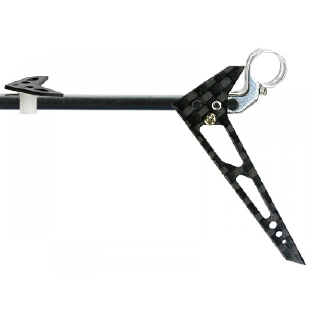 3mm Carbon Tail Boom w/ Horizontal Fin set (for MH-MCPX005/B/X) 3mm Carbon Tail Boom w/ Horizontal Fin set (for MH-MCPX005/B/X)