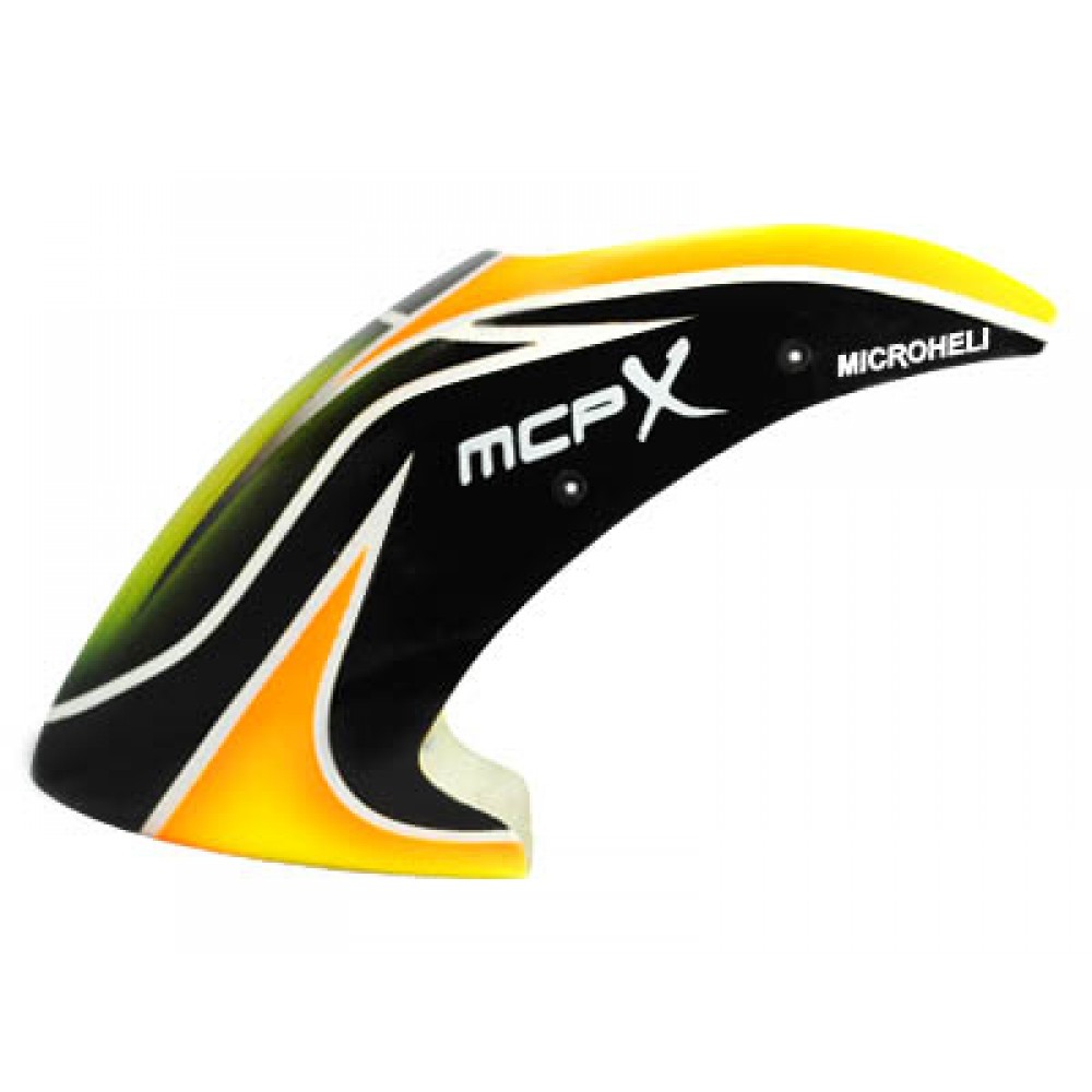 Airbrush Fiberglass Black Poison Canopy - BLADE MCPX