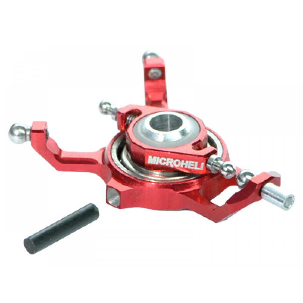 Precision CNC Aluminum X Swashplate (RED) - BLADE MCPX/S Precision CNC Aluminum X Swashplate (RED) - BLADE MCPX/S