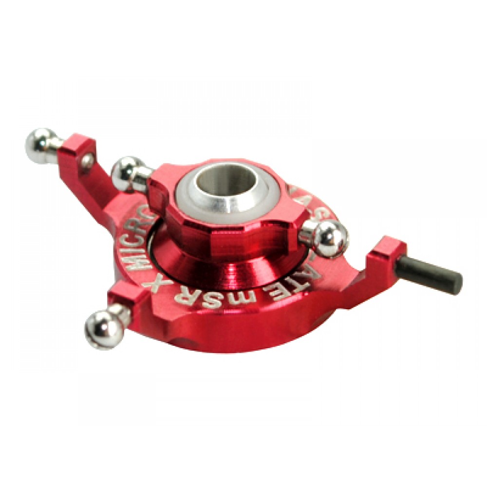 Precision CNC Aluminum X Swashplate (RED) (for MH Frame series) Precision CNC Aluminum X Swashplate (RED) (for MH Frame series)