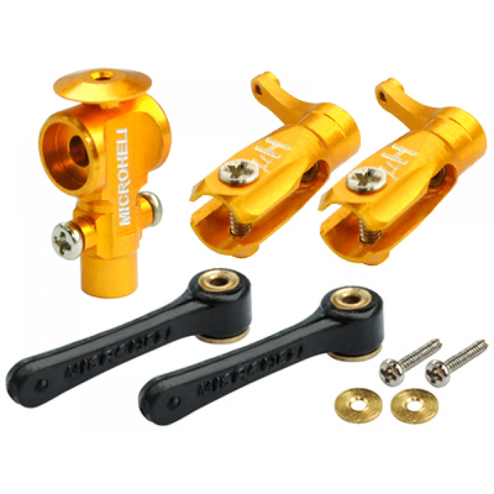 CNC DFC Main Rotor package (GOLD) - BLADE NANO CPX / CPS / S2 / S3 CNC DFC Main Rotor package (GOLD) - BLADE NANO CPX / CPS / S2 / S3