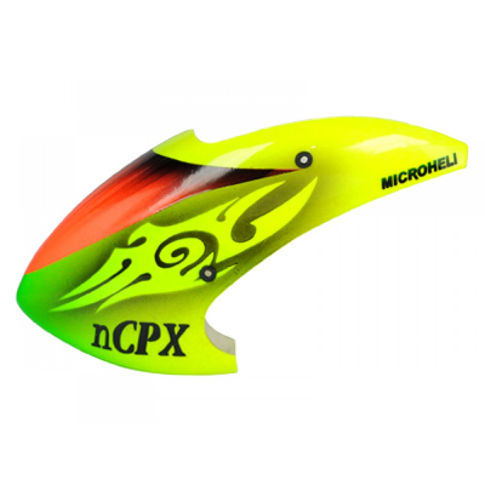 Airbrush Fiberglass Mysterious Eyes Canopy - BLADE NANO CPX