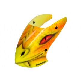 Airbrush Fiberglass Yellow Dragon Canopy - BLADE NANO CPX Airbrush Fiberglass Yellow Dragon Canopy - BLADE NANO CPX