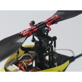 Aluminum Triple Bearing Main Blade Grip (RED) - BLADE NANO CPX / CPS / S2 / S3