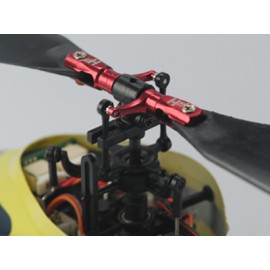 Aluminum Triple Bearing Main Blade Grip (RED) - BLADE NANO CPX / CPS / S2 / S3