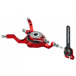 Aluminum Swashplate w/ Anti-Rotation Guide (RED) - BLADE NANO CPX / CPS / S2 / S3 Aluminum Swashplate w/ Anti-Rotation Guide (RED) - BLADE NANO CPX / CPS / S2 / S3