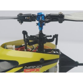 Aluminum Main Rotor Hub w/ Button (BLUE) - BLADE NANO CPX / CPS / S2 / S3 Aluminum Main Rotor Hub w/ Button (BLUE) - BLADE NANO CPX / CPS / S2 / S3