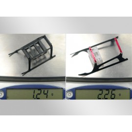 Carbon Fiber Landing Gear set (RED) - SUPER FP Carbon Fiber Landing Gear set (RED) - SUPER FP