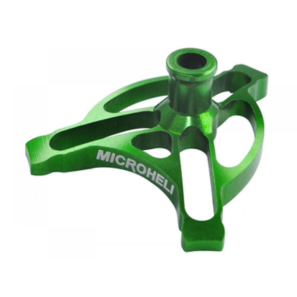 CNC Aluminum Swashplate Leveler (GREEN) - BLADE 130X