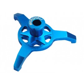 CNC Aluminum Swashplate Leveler (BLUE) - BLADE 300X