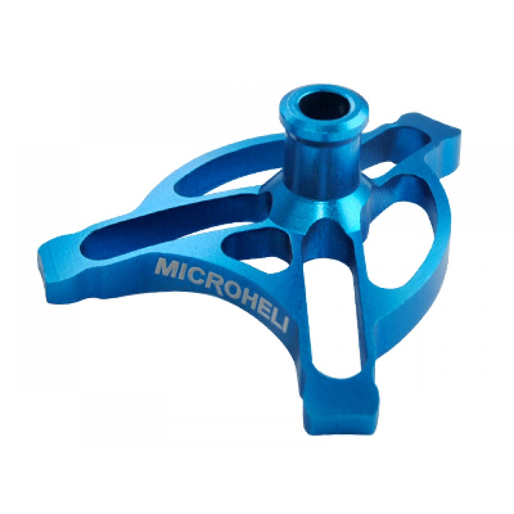 CNC Aluminum Swashplate Leveler (BLUE) - BLADE 130X