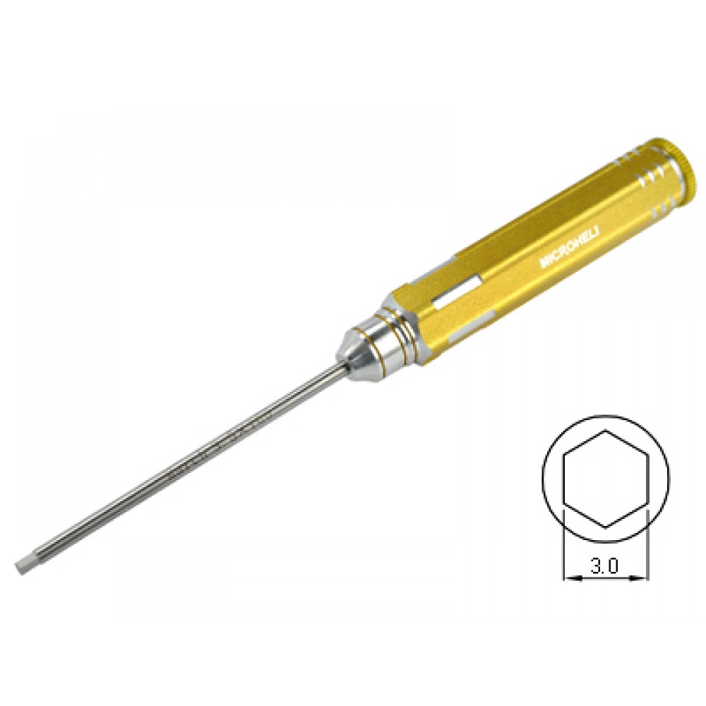 HSS Hex Screw Driver Tip 3.0mm HSS Hex Screw Driver Tip 3.0mm