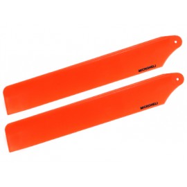 Plastic Main Blade 125mm (ORANGE) - T-REX 150 DFC/150 X