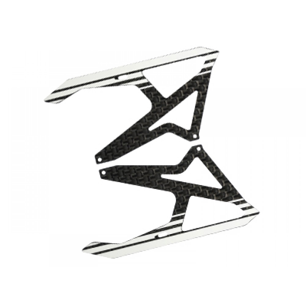 Carbon Fiber Landing Skids (WHITE) (for MH Landing Gear series) Carbon Fiber Landing Skids (WHITE) (for MH Landing Gear series)