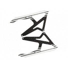 Carbon Fiber Landing Skids (WHITE) (for MH Landing Gear series)
