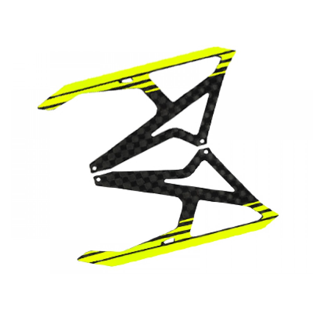 Carbon Fiber Landing Skids (YELLOW) (for MH Landing Gear series) Carbon Fiber Landing Skids (YELLOW) (for MH Landing Gear series)