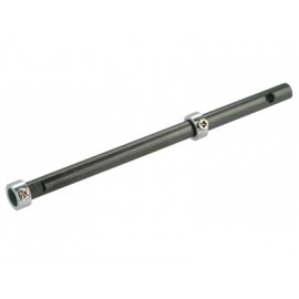 Solid Carbon Main Shaft w/ Collar set - T-REX 150 DFC/150 X