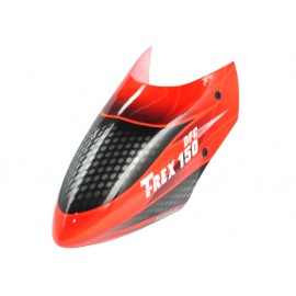 Airbrush Fiberglass Red Racing Canopy - T-REX 150 DFC Airbrush Fiberglass Red Racing Canopy - T-REX 150 DFC