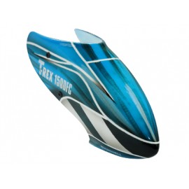 Airbrush Fiberglass Blue Racing LOGO Canopy - T-REX 150 DFC Airbrush Fiberglass Blue Racing LOGO Canopy - T-REX 150 DFC
