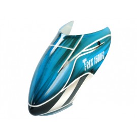 Airbrush Fiberglass Blue Racing LOGO Canopy - T-REX 150 DFC Airbrush Fiberglass Blue Racing LOGO Canopy - T-REX 150 DFC