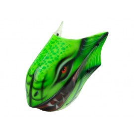 Airbrush Fiberglass Green Dinosaur Canopy - T-REX 150 DFC Airbrush Fiberglass Green Dinosaur Canopy - T-REX 150 DFC