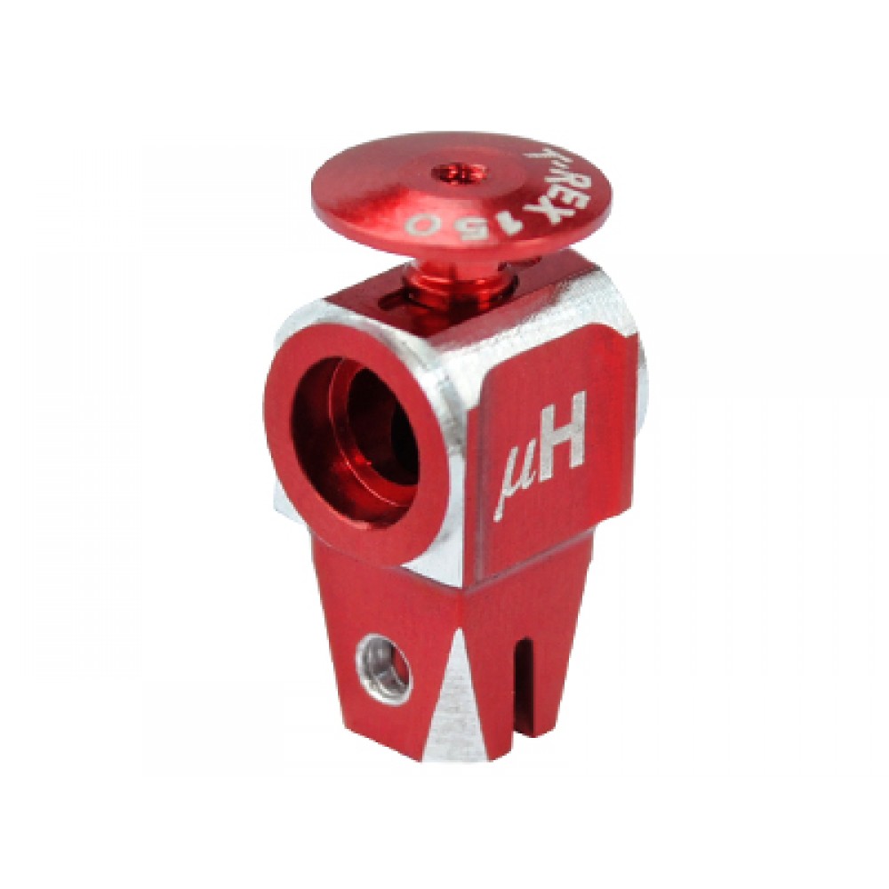 CNC Aluminum Main Rotor Hub w/ Button (RED) - T-REX 150 DFC/150 X CNC Aluminum Main Rotor Hub w/ Button (RED) - T-REX 150 DFC/150 X