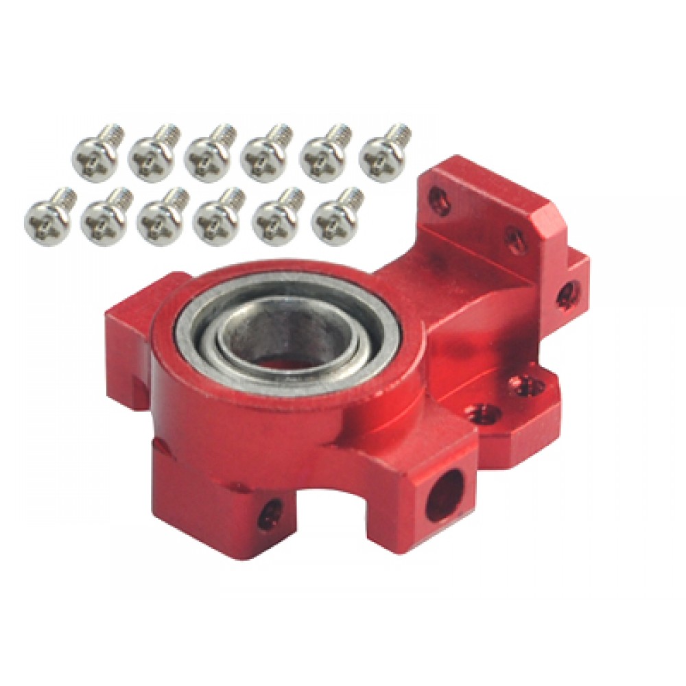 Aluminum Main Bearing Hub (RED) (for MH Frame T-REX 150 DFC) Aluminum Main Bearing Hub (RED) (for MH Frame T-REX 150 DFC)