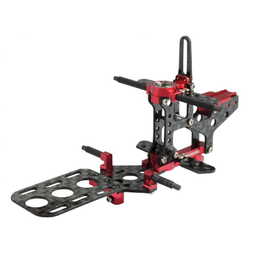 Aluminum/Carbon Fiber Frame (RED) - T-REX 150 DFC