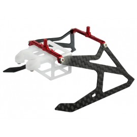 AL/Carbon Fiber Landing Gear set (RED) - T-REX 150 DFC/150 X AL/Carbon Fiber Landing Gear set (RED) - T-REX 150 DFC/150 X