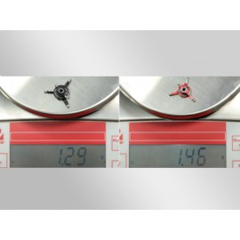 Precision CNC Aluminum Swashplate (RED) - T-REX 150 DFC