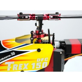 Solid Carbon Main Shaft w/ Collar set (RED) - T-REX 150 DFC/150 X