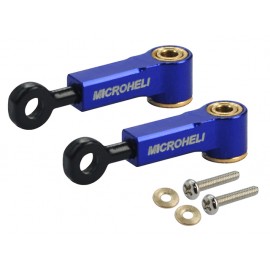 Aluminum Main Blade Grip Arm (BLUE/PURPLE) - T-REX 150 DFC/150 X