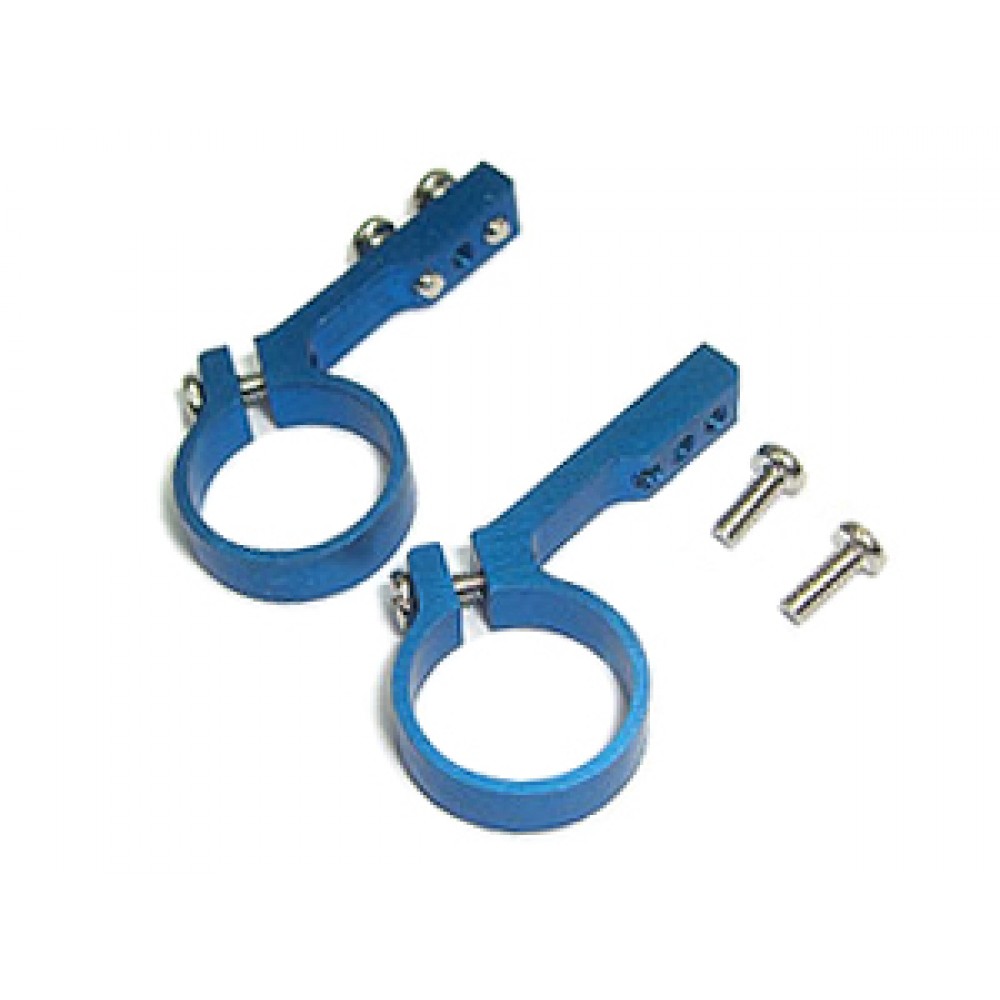 Aluminum Tail Servo Mount (BLUE) set - T-REX 250/SE