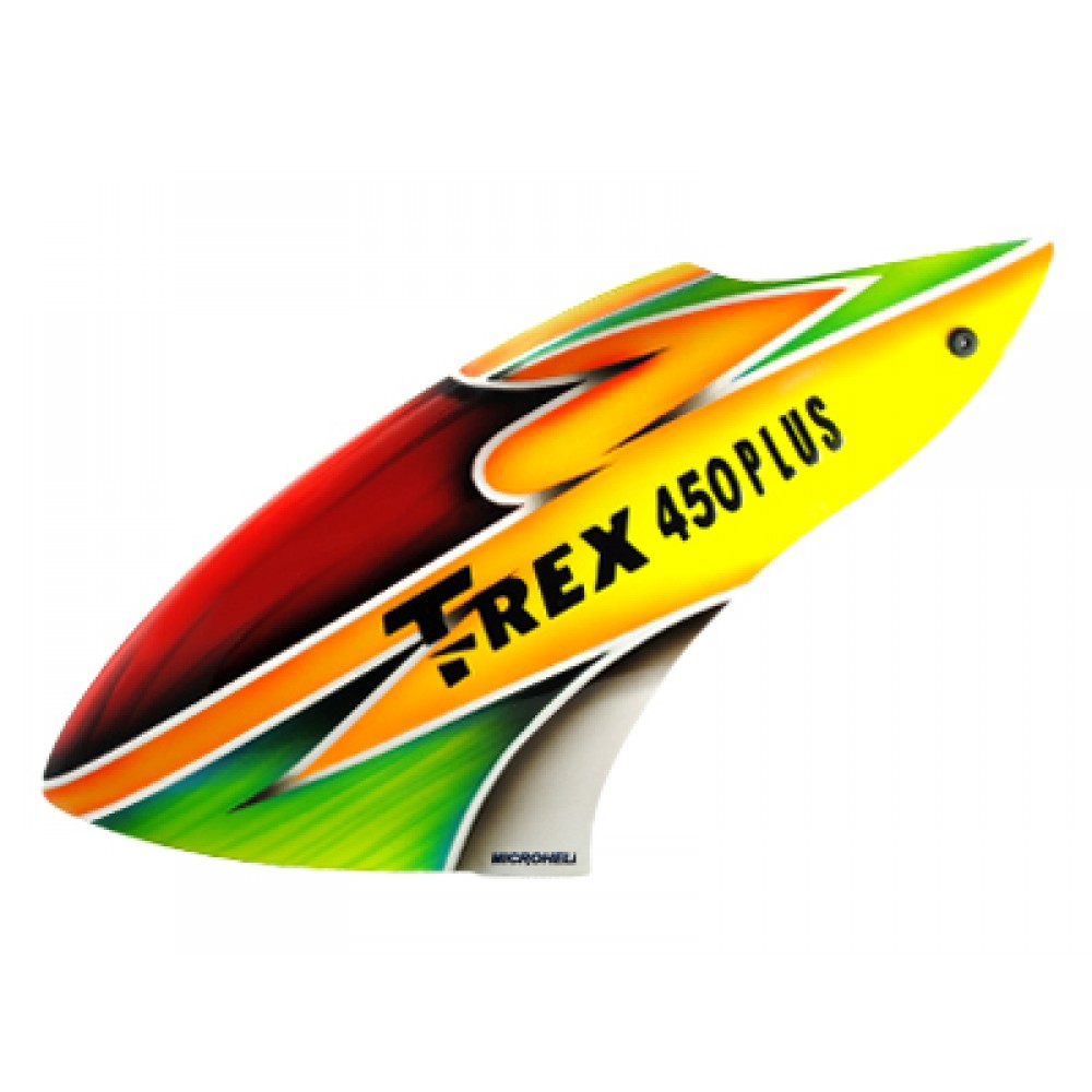 Airbrush Fiberglass Red Evil Canopy - T-REX 450 PLUS Airbrush Fiberglass Red Evil Canopy - T-REX 450 PLUS