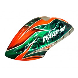 Airbrush Fiberglass Green Skull Canopy - WARP 360 Airbrush Fiberglass Green Skull Canopy - WARP 360