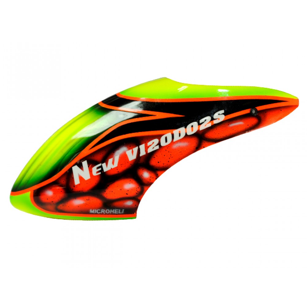 Airbrush Fiberglass Red Snake Canopy - WALKERA V120D02S Airbrush Fiberglass Red Snake Canopy - WALKERA V120D02S