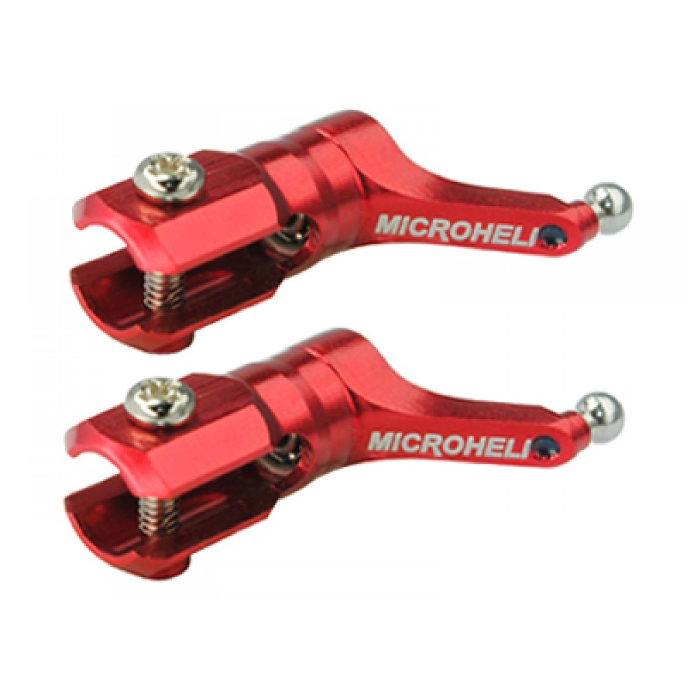 Precision CNC Aluminum Main Blade Grips (RED) - WALKERA V120D02S Precision CNC Aluminum Main Blade Grips (RED) - WALKERA V120D02S