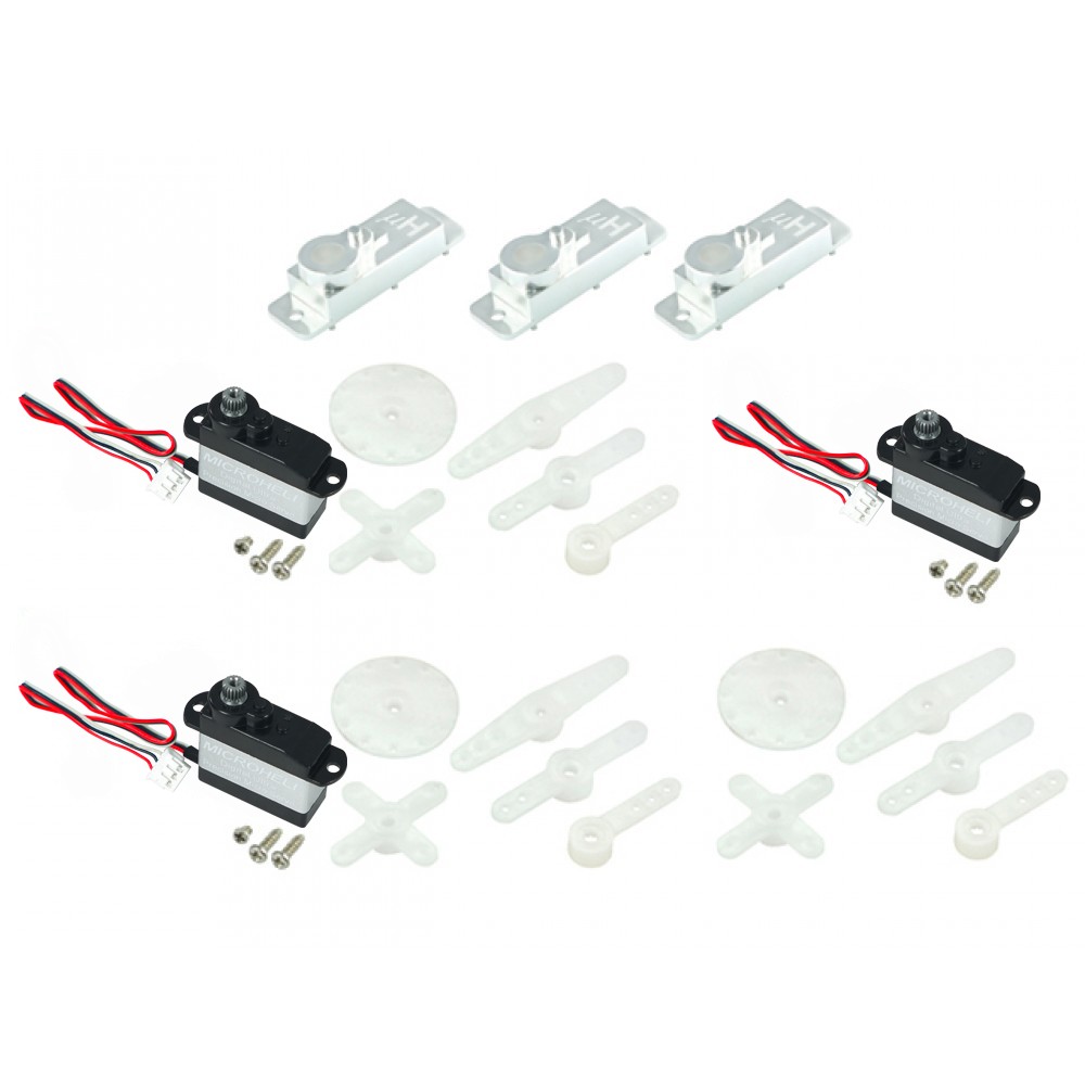 Digital Ultra-Micro Precision Reversed Servo/AL Upper Case set - BLADE 180 CFX / 150 S / Smart