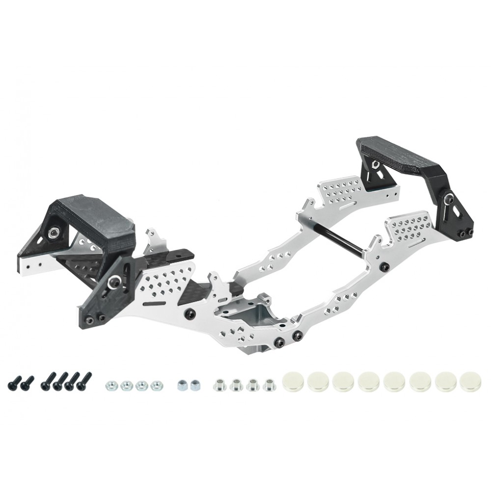 Aluminum/ Carbon Fiber Conversion Chassis Kit V2 FMS FCX24