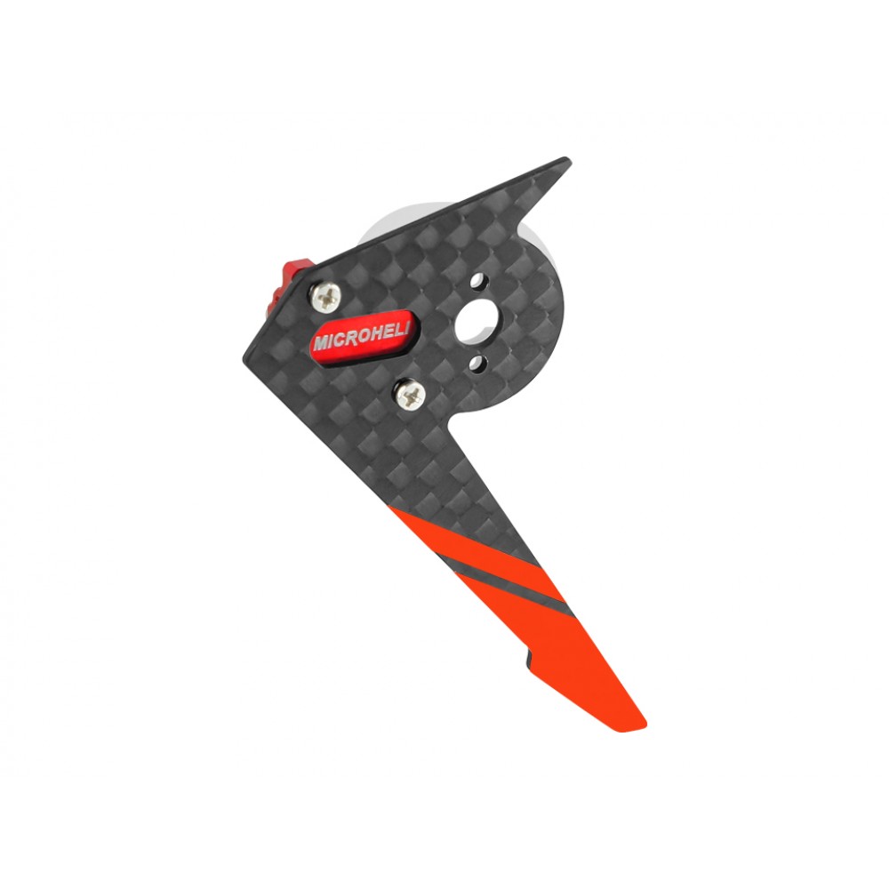 Aluminum Carbon Fiber Tail Motor Mount W/ Fin Set (RED) - ALIGN T15 Aluminum Carbon Fiber Tail Motor Mount W/ Fin Set (RED) - ALIGN T15