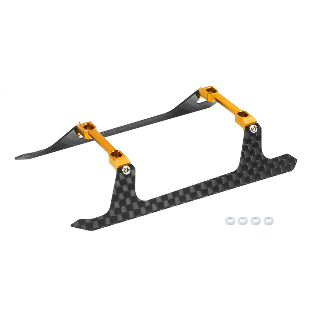 Low Profile Carbon Fiber Landing Gear "U" Style (GOLD) - ALIGN T15 Low Profile Carbon Fiber Landing Gear "U" Style (GOLD) - ALIGN T15