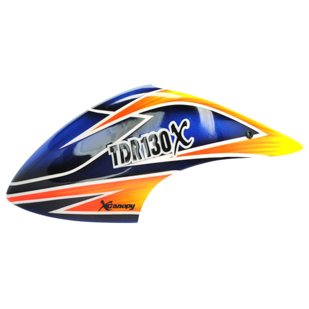 XCanopy Airbrush Fiberglass FreeStyle TDR Canopy - BLADE 130X