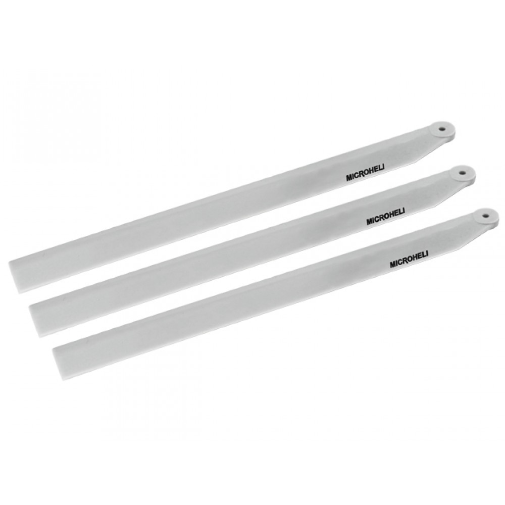Plastic Triple Main Blade 125mm (GREY) (for MH Triple Blade Conversion set) - BLADE 130 X Plastic Triple Main Blade 125mm (GREY) (for MH Triple Blade Conversion set) - BLADE 130 X