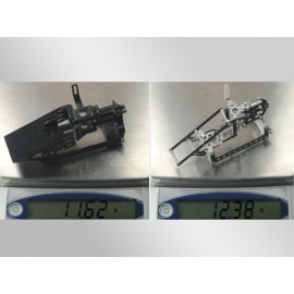 Aluminum/Carbon Fiber Frame (RED) - BLADE 130X Aluminum/Carbon Fiber Frame (RED) - BLADE 130X