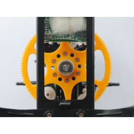 Delrin Main Gear w/ Auto-Rotation Hub set (RED) - BLADE 130X