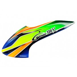 Airbrush Fiberglass Green Poison Goblin Canopy - BLADE 130X Airbrush Fiberglass Green Poison Goblin Canopy - BLADE 130X