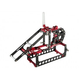 Aluminum/Carbon Fiber Frame (RED) - BLADE 130X Aluminum/Carbon Fiber Frame (RED) - BLADE 130X