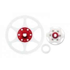 Aluminum Main Gear Hub (RED) (for MH-130X169/X) Aluminum Main Gear Hub (RED) (for MH-130X169/X)